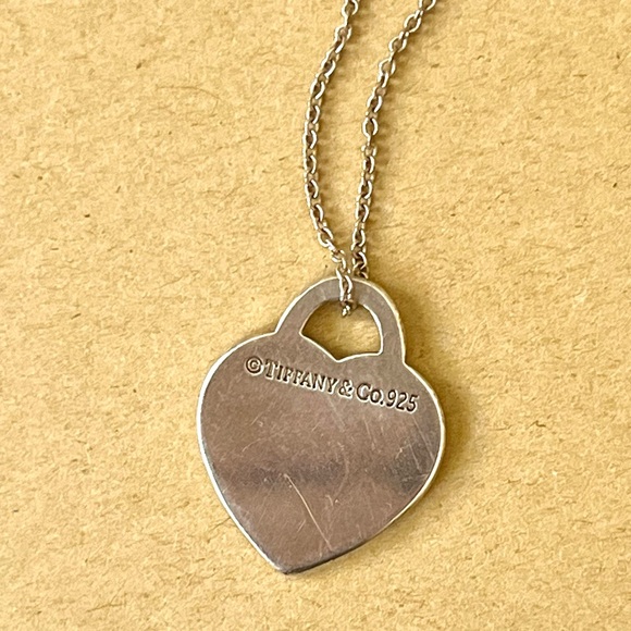 🌀Tiffany &Co. iconic heart ❤️ pendant “please return to tiffany” silver necklace - Picture 7 of 8